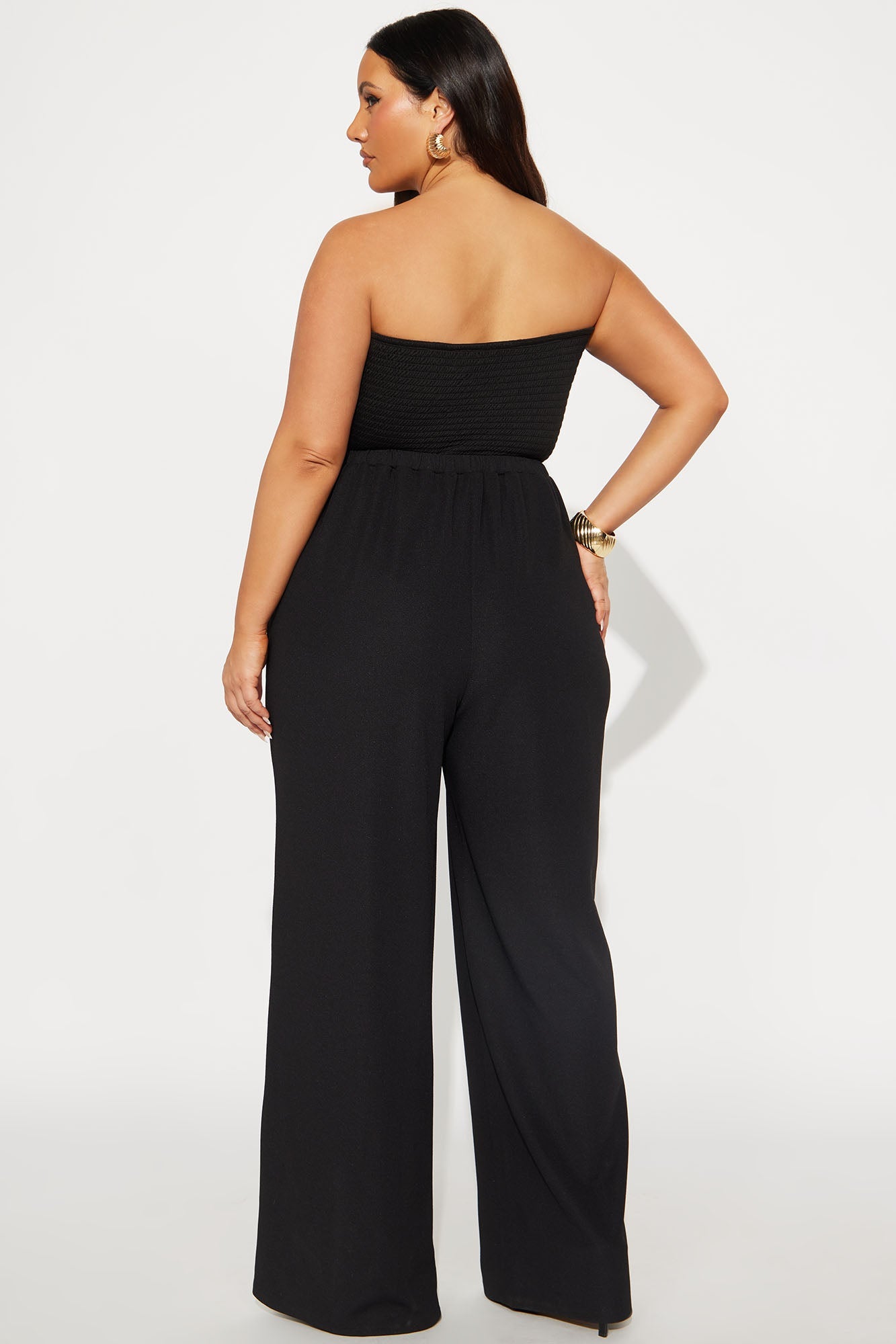 Moxie Strapless Jumpsuit - Black