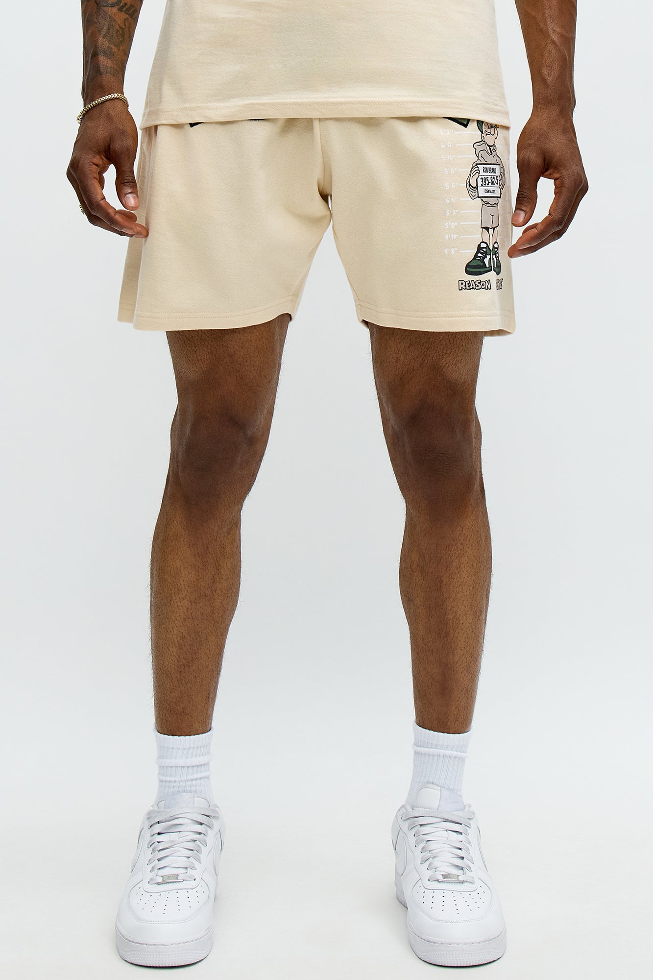 Popeye Wanted Sweatshorts - Tan