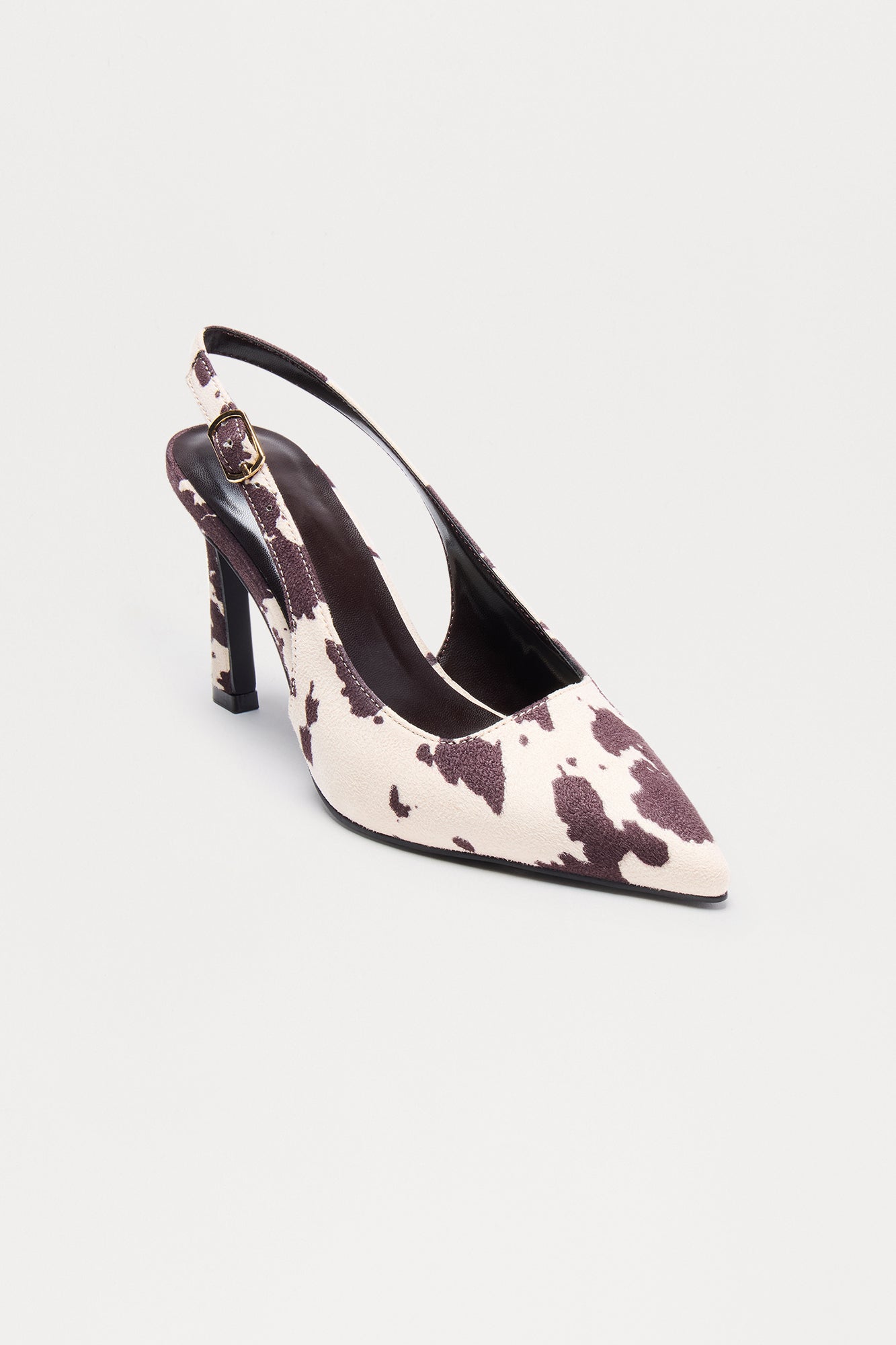 Samantha Slingback Pumps - Brown/combo