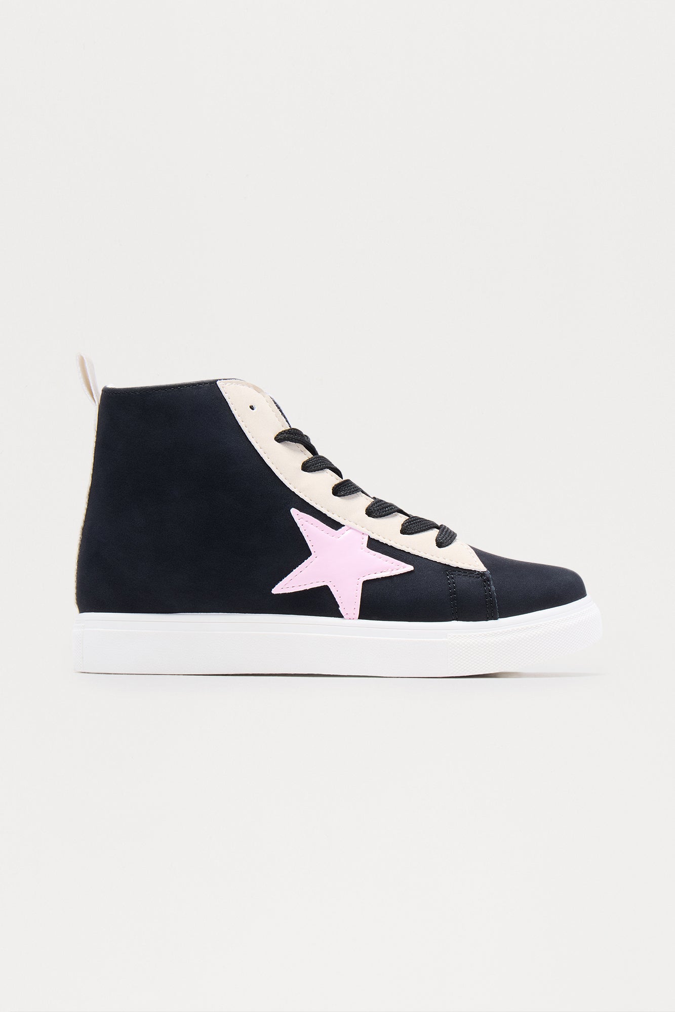 Mini Shining Like A Star High Top Sneaker - Black