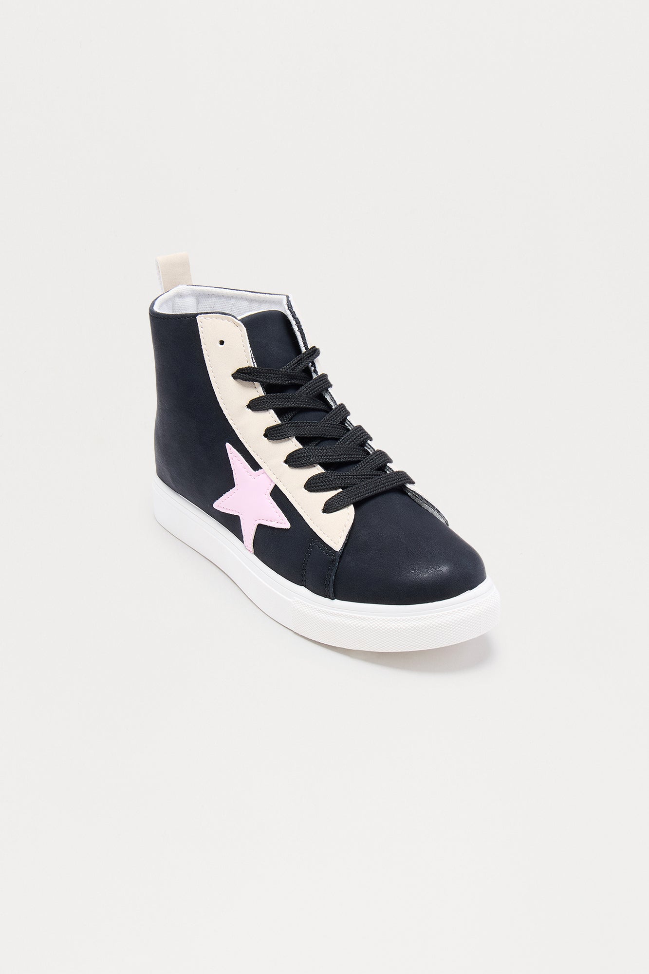 Mini Shining Like A Star High Top Sneaker - Black