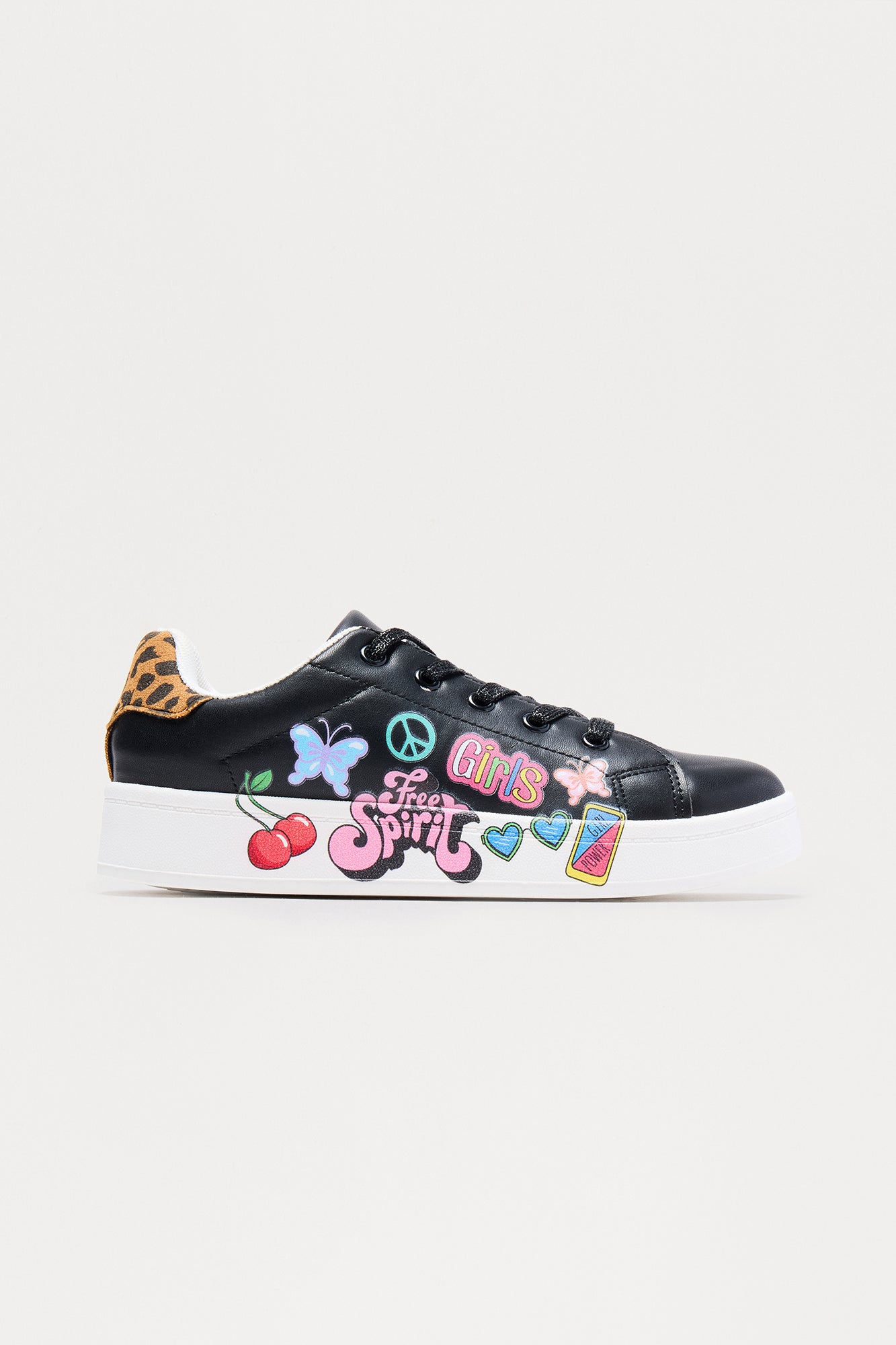Mini Free Spirit Sneaker - Black