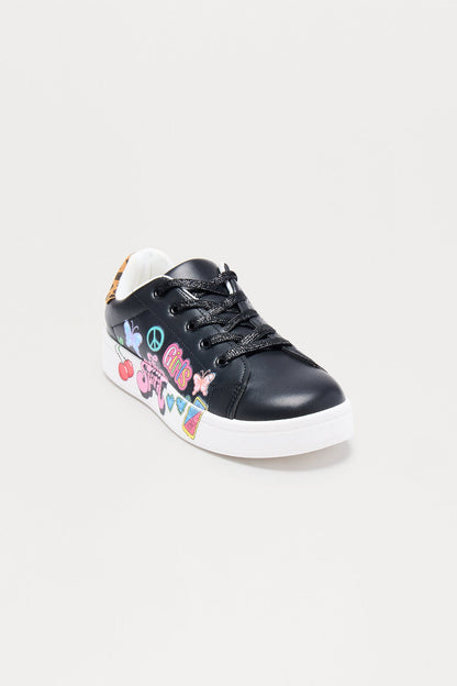 Mini Free Spirit Sneaker - Black