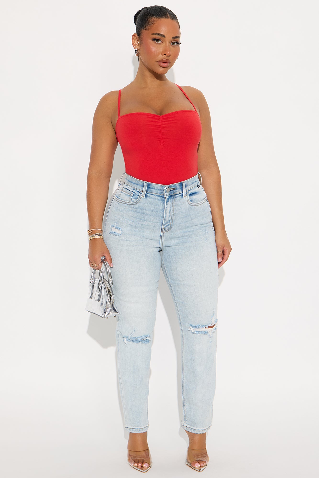 I Love My Mom Jeans - Light Wash