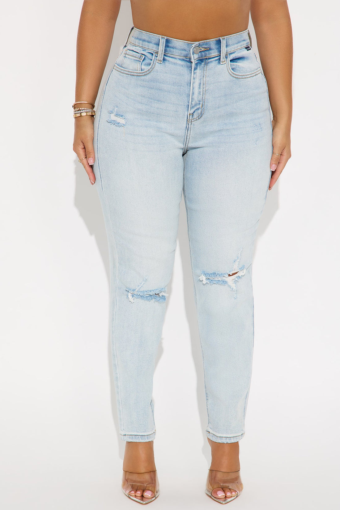 I Love My Mom Jeans - Light Wash