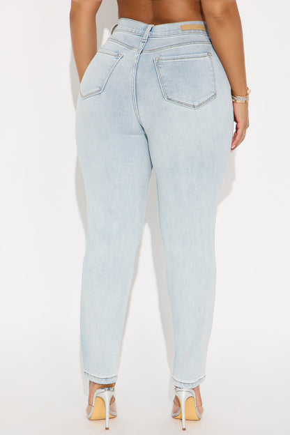 I Love My Mom Jeans - Light Wash