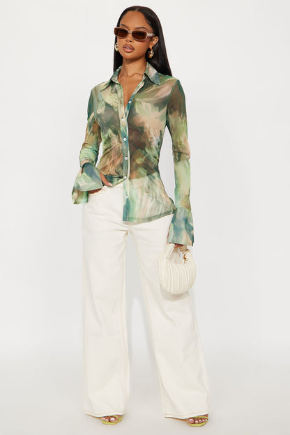 Mirador Straight Leg Jeans - Cream