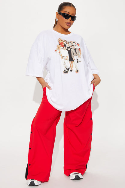 Beverly Hills 90210 Oversized Tee - White
