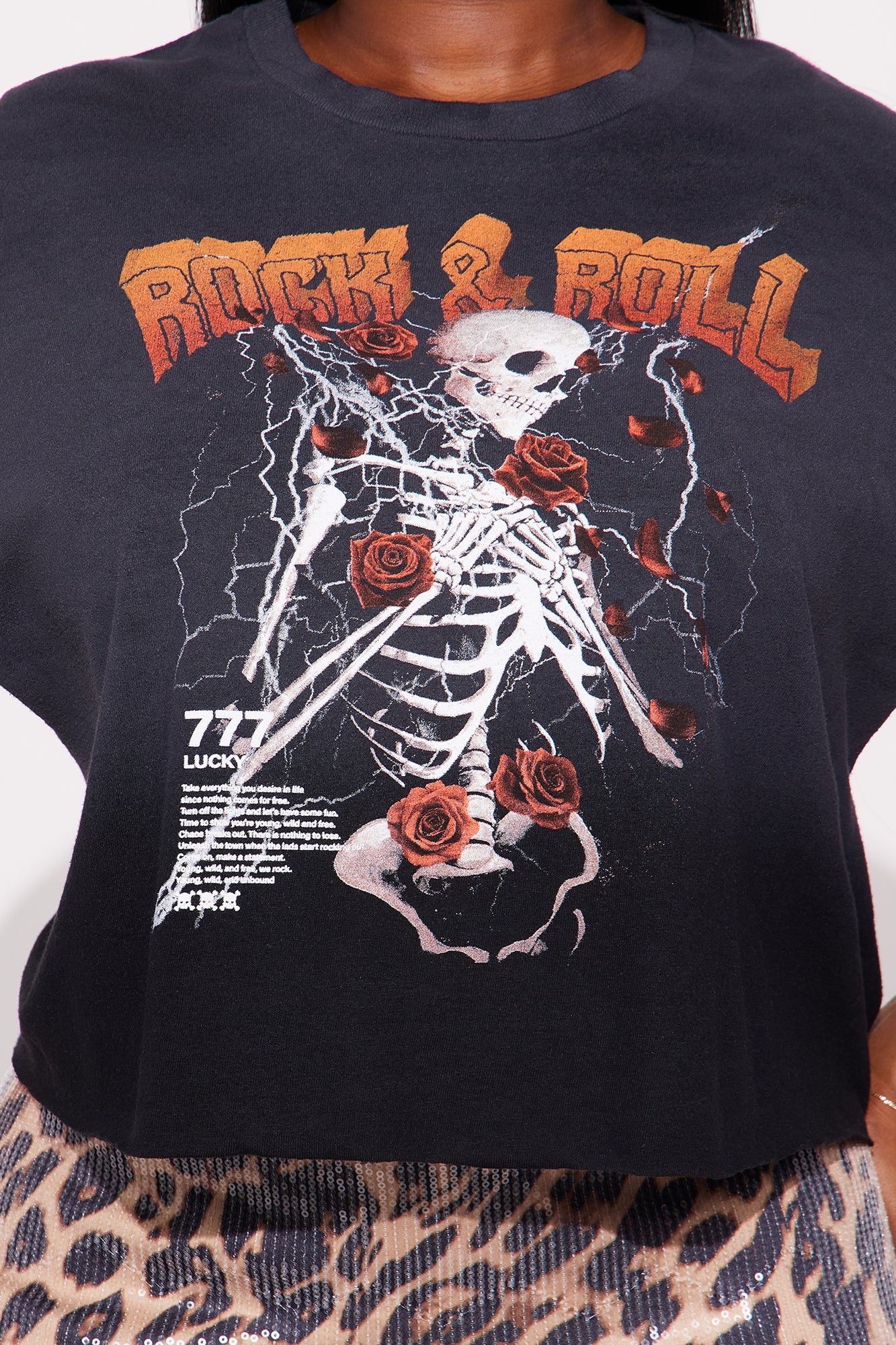 Rock &amp; Roll For Life Washed Muscle Tee - Black Wash