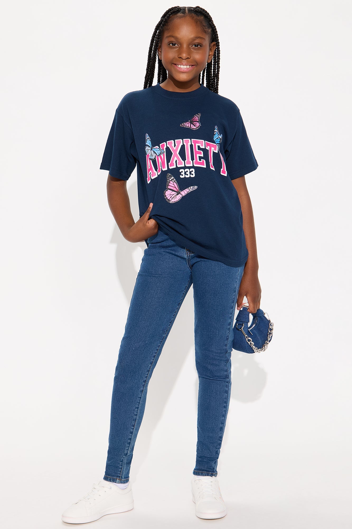 Mini Bethany Basic Stretch Skinny Jeans - Dark Wash
