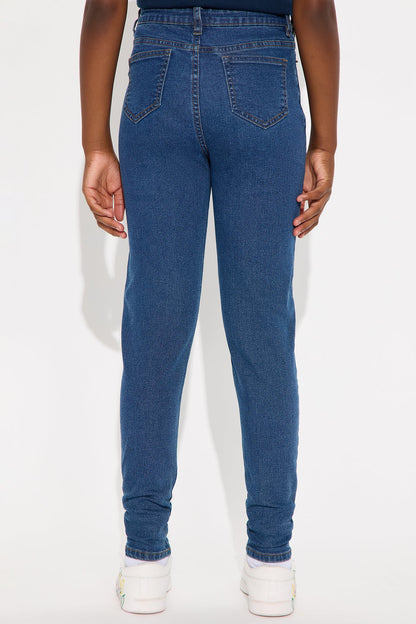 Mini Bethany Basic Stretch Skinny Jeans - Dark Wash