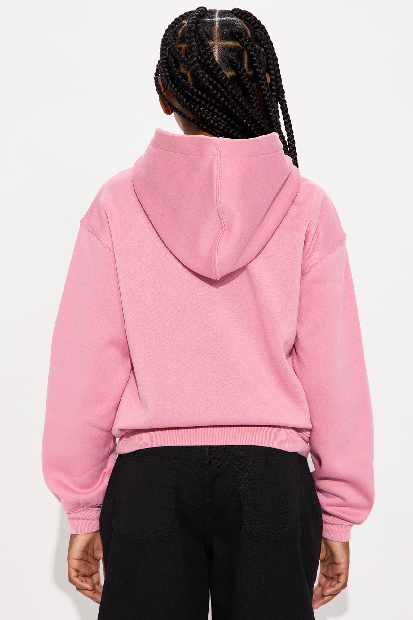Mini Main Character Pullover Hoodie - Pink