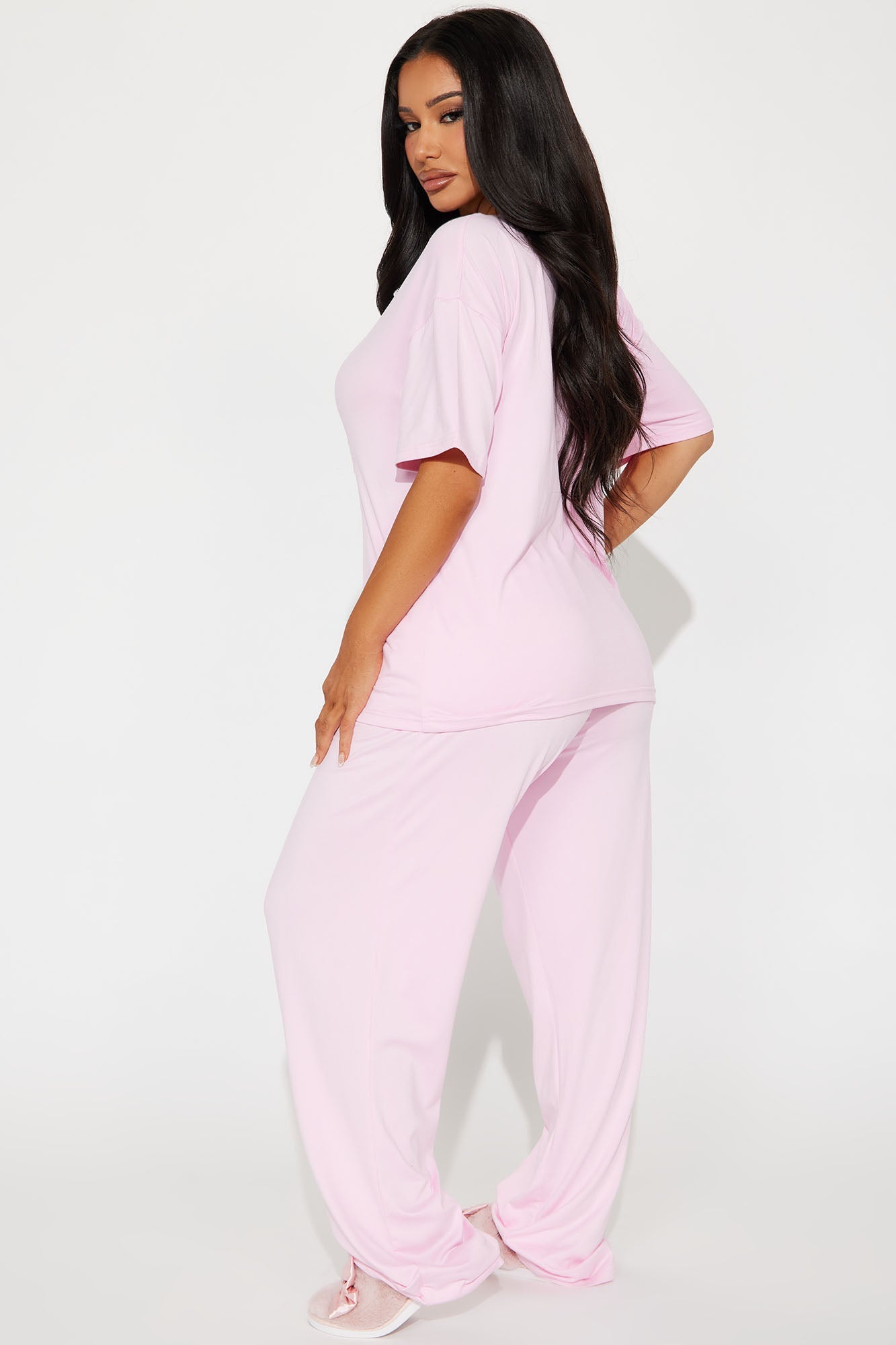 Relax Mood PJ Pant Set - Pink