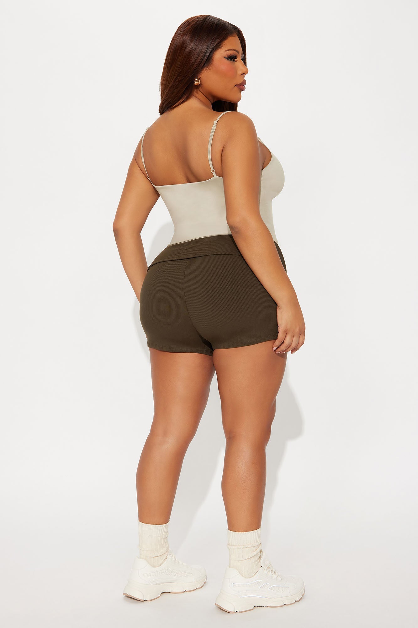 Contour Double Lined Cami Top - Stone
