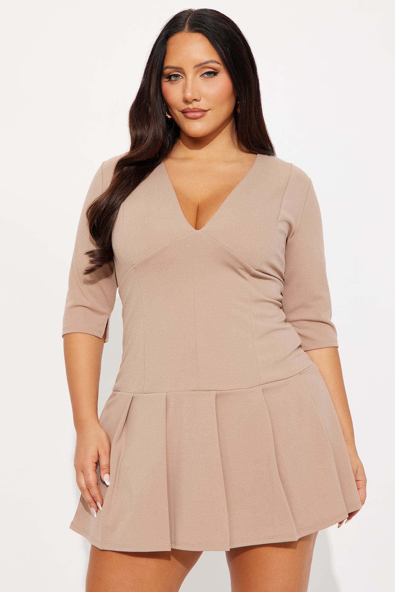 In My Professional Era Mini Dress - Mocha