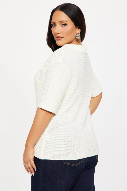 On A Date Cardigan - Cream