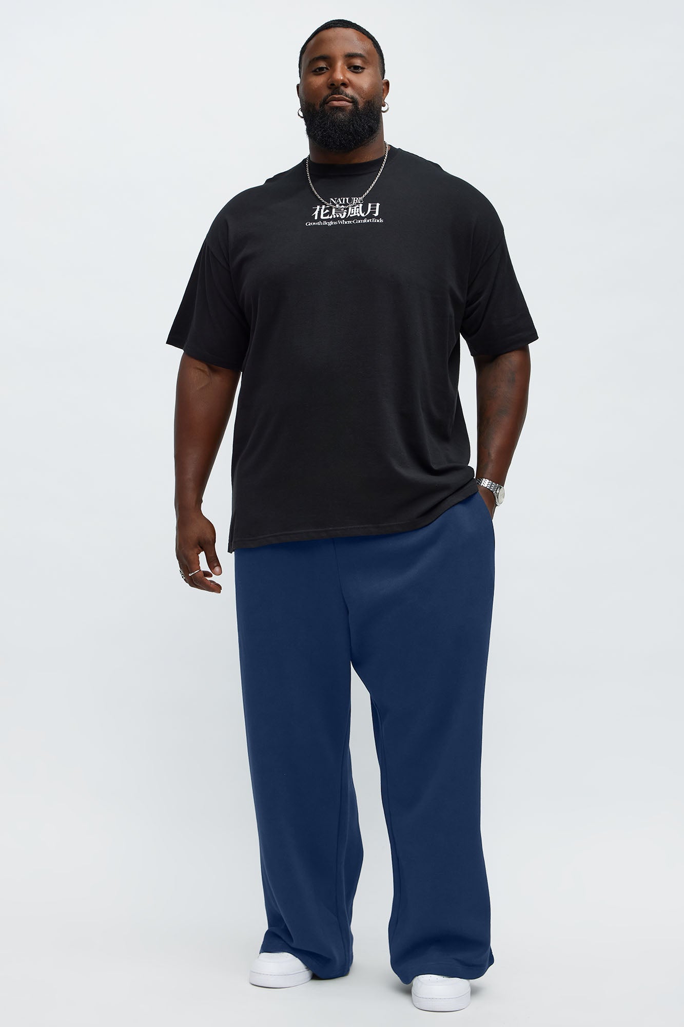 Tyson Baggy Pants - Midnight Blue