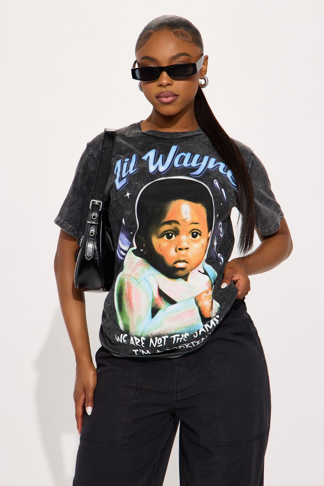 Lil Wayne Washed Tee - Black