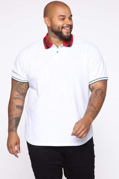 Brandon Short Sleeve Polo Shirt - White