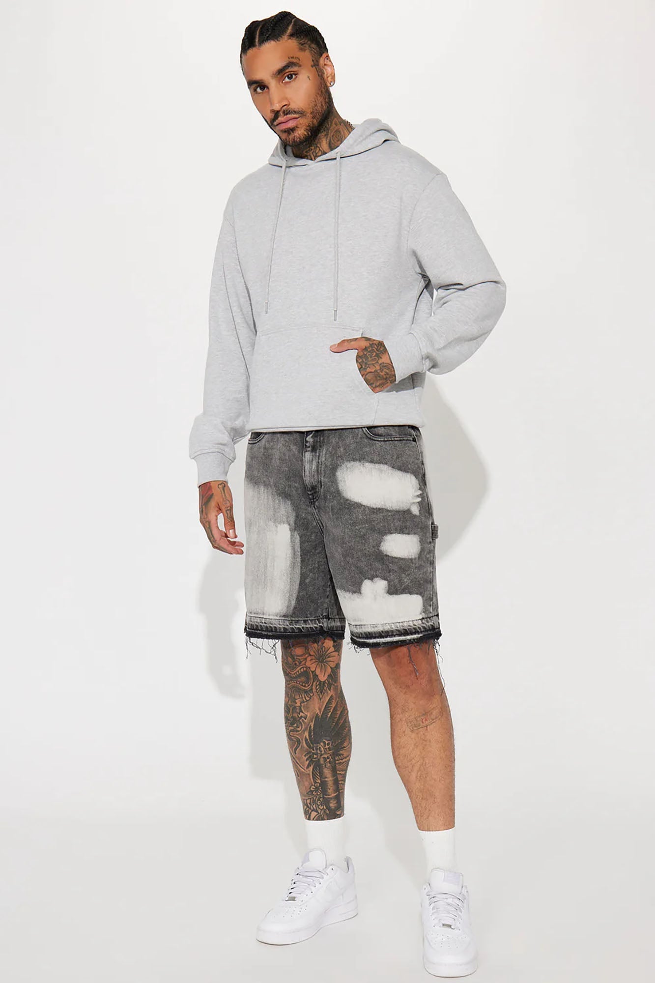 Tyson Hoodie - Heather Grey