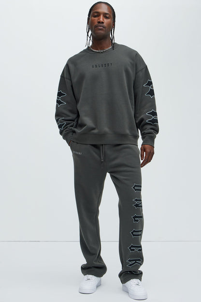 Unlucky Crew Neck Sweater - Black