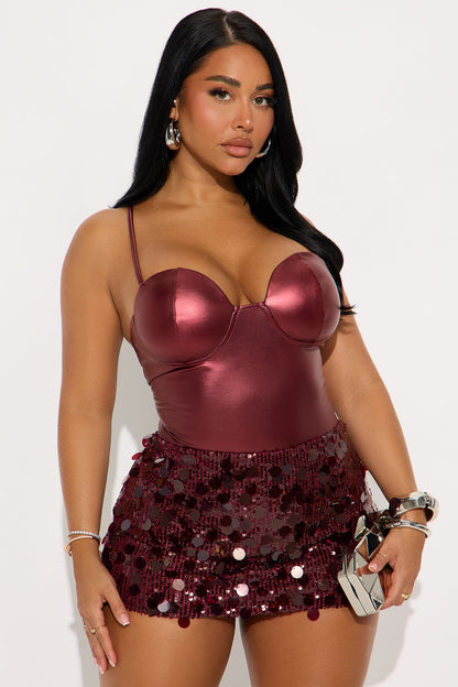 My Revolution Bodysuit - Burgundy
