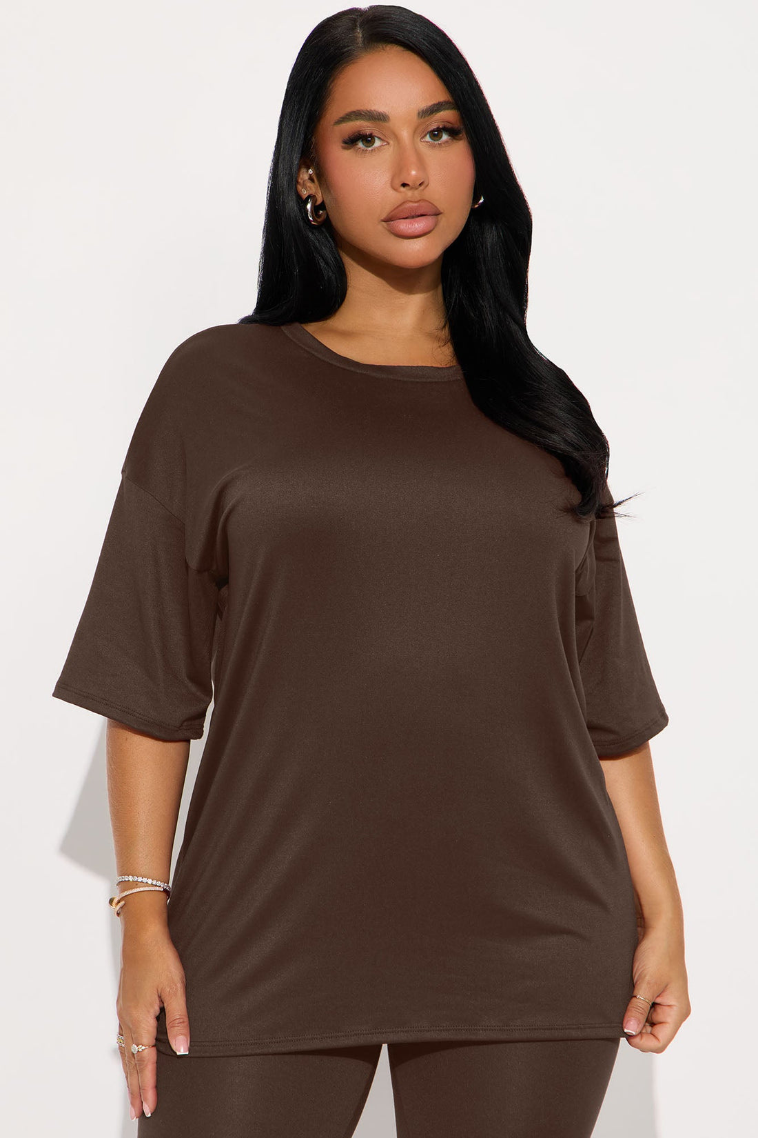 Weekend Vibes Capri Set - Chocolate