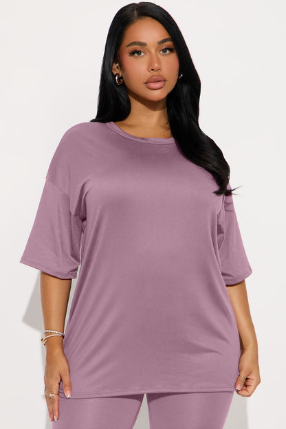 Weekend Vibes Capri Set - Lavender