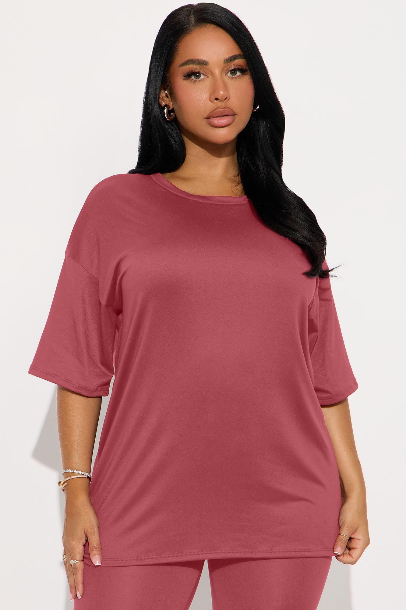 Weekend Vibes Capri Set - Mauve