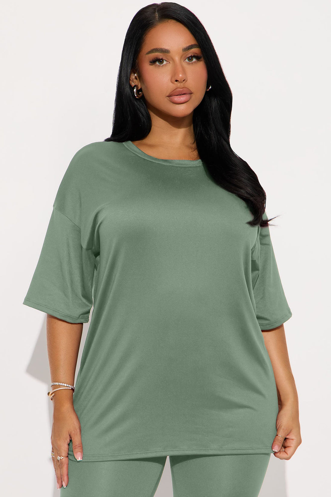 Weekend Vibes Capri Set - Sage