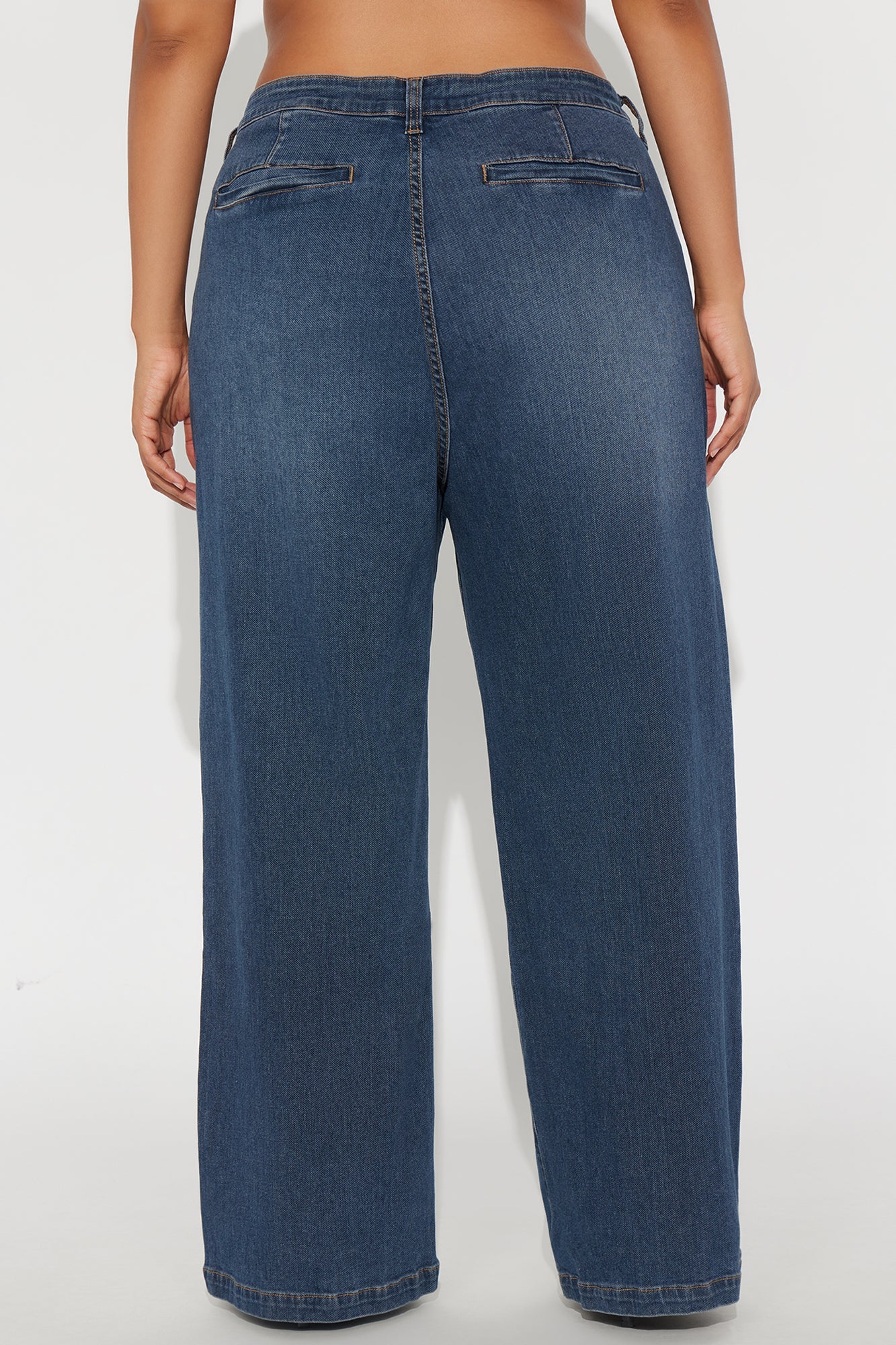 Everly Trouser Straight Leg Jeans - Dark Wash