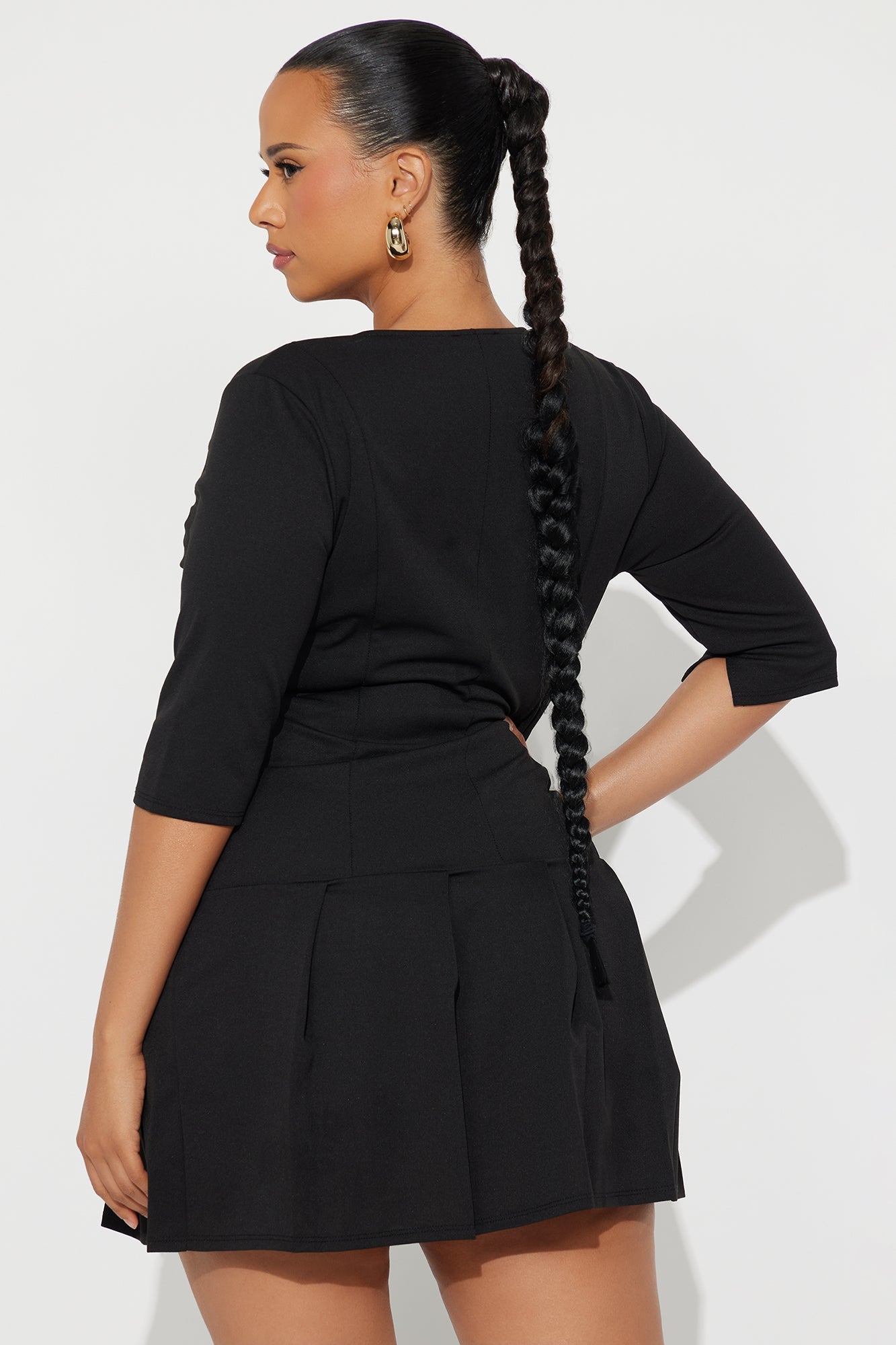 In My Professional Era Mini Dress - Black