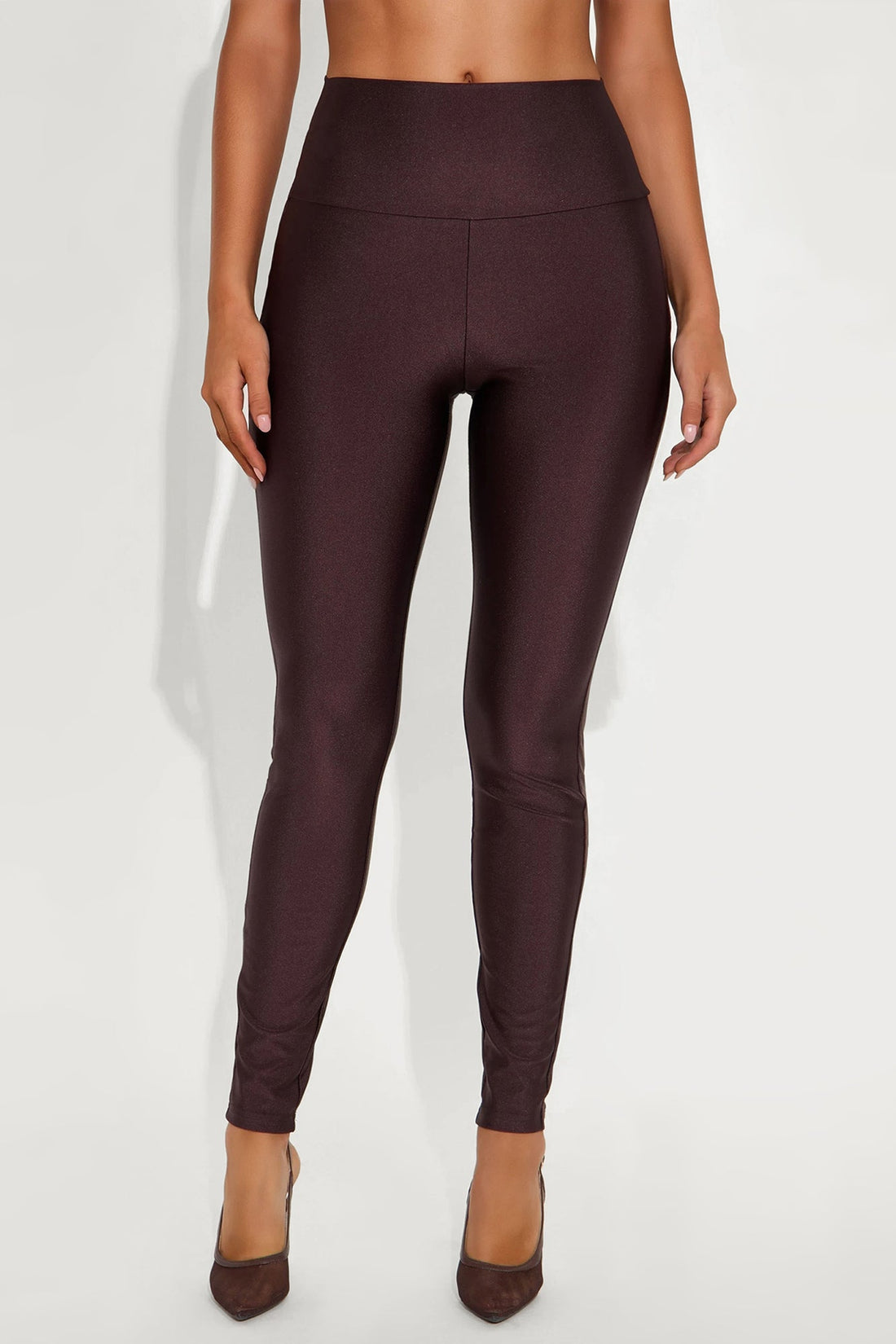 Brianne High Rise Leggings - Chocolate