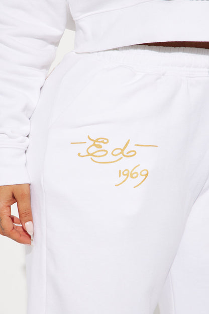 Ed Hardy Dreams Pant Set - White