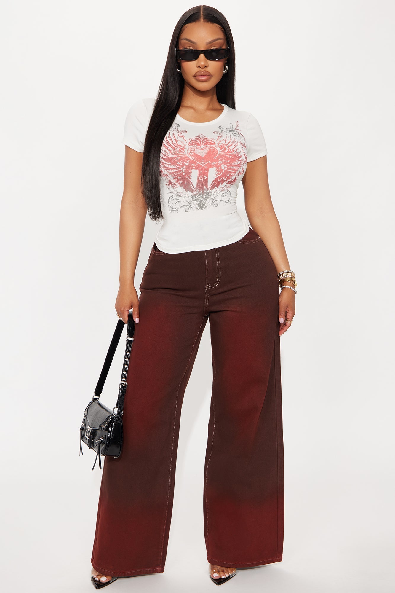 Crossed Your Mind Baby Tee - Ivory