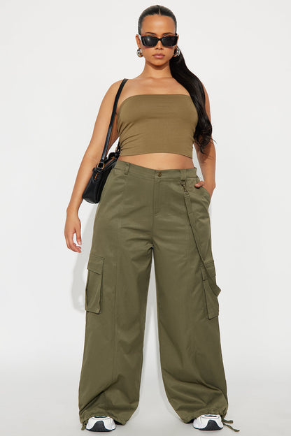 Tessa Cargo Jogger Pant - Olive