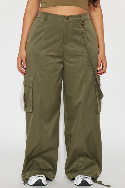 Tessa Cargo Jogger Pant - Olive