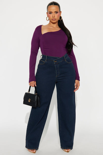 Lost Your Chance Bodysuit - Plum