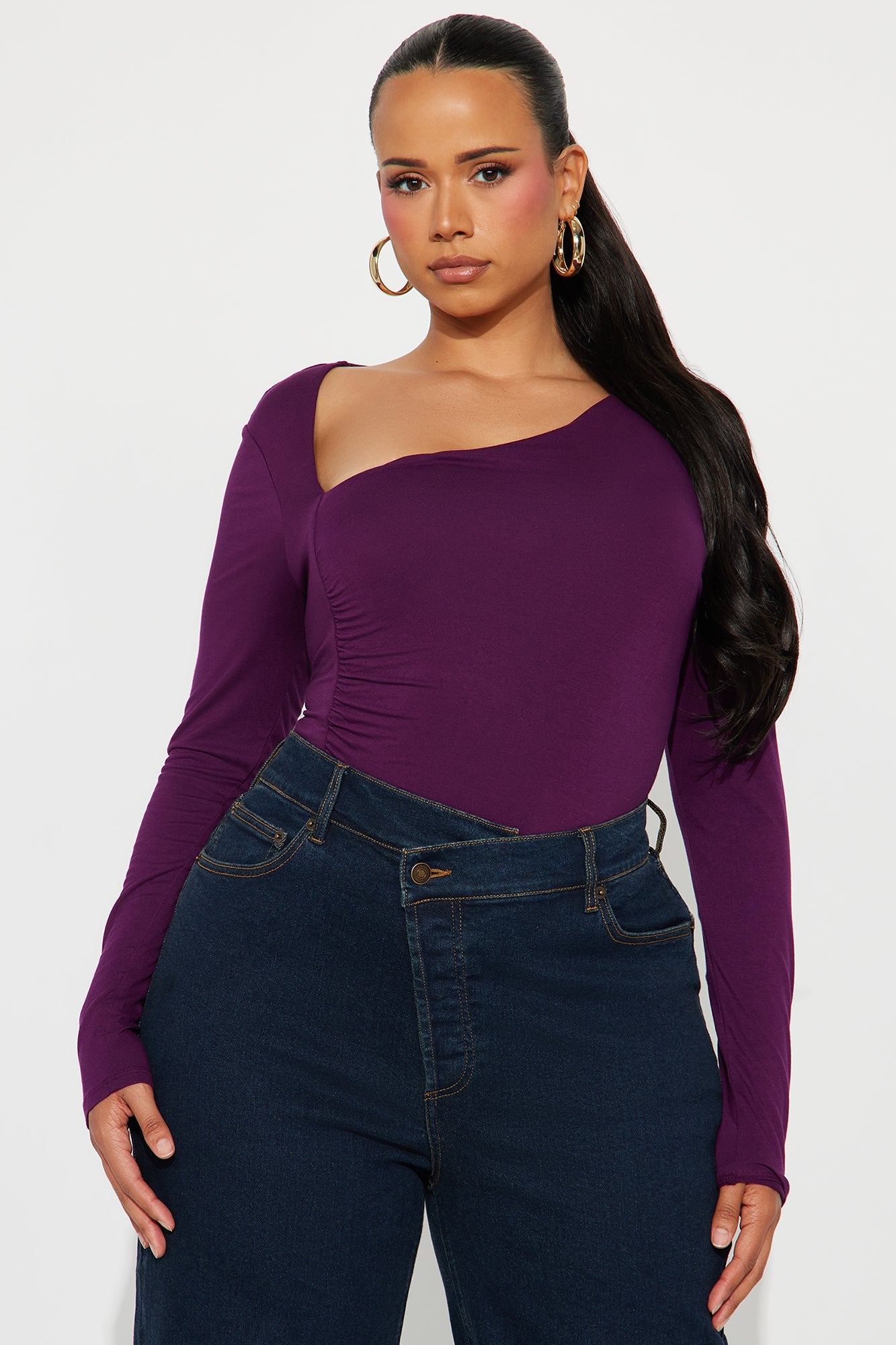 Lost Your Chance Bodysuit - Plum