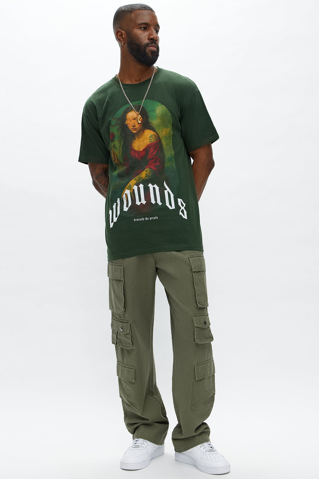 Silent Wounds Short Sleeve Tee - Military Green