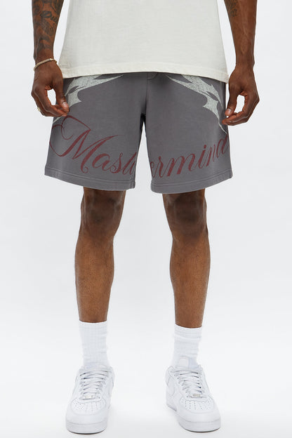 Mastermind Baggy Sweatshort - Grey