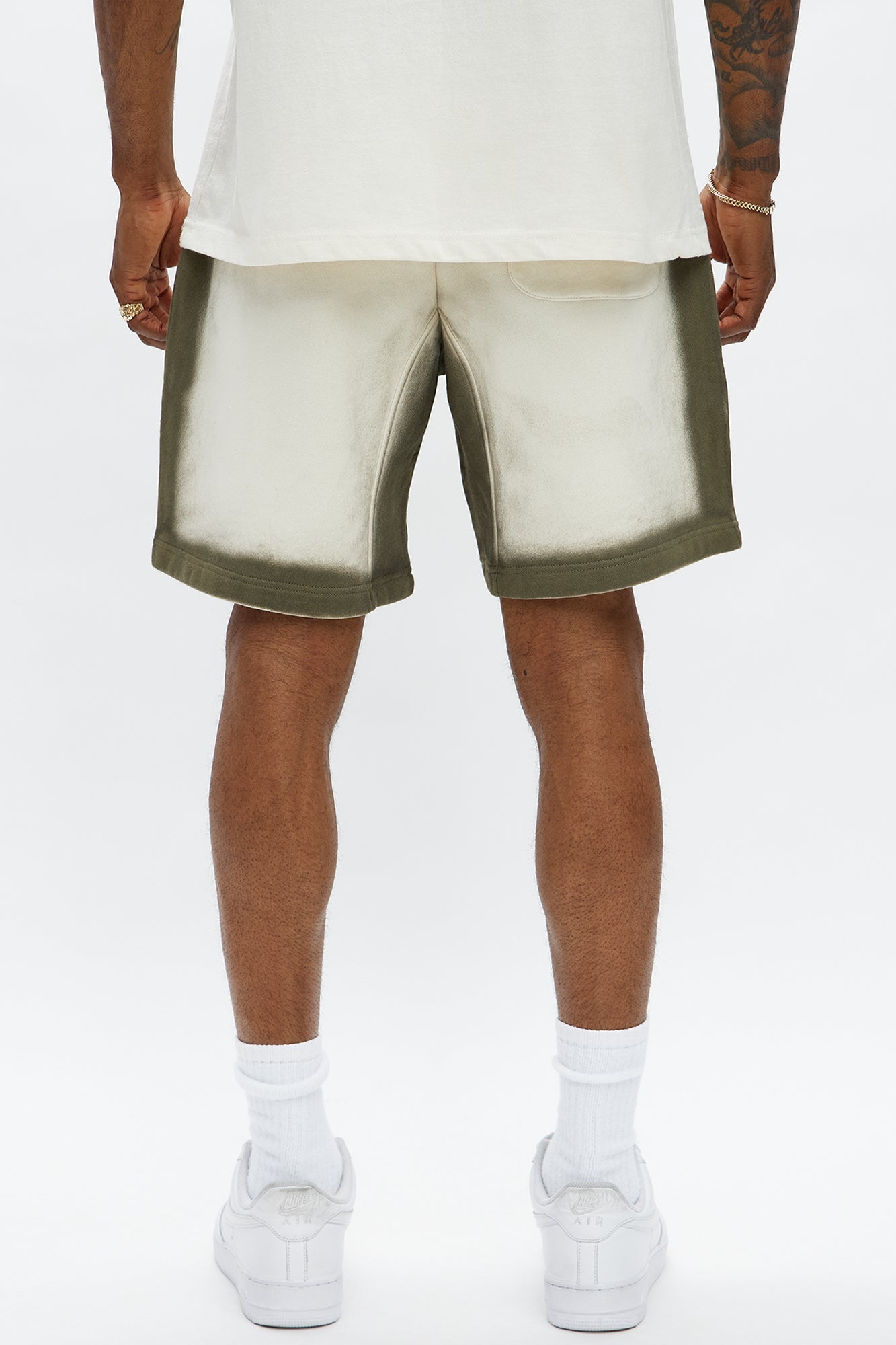 NY Royal Emblem Sweatshort - White/combo