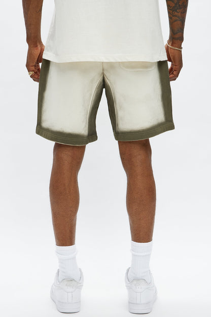 NY Royal Emblem Sweatshort - White/combo