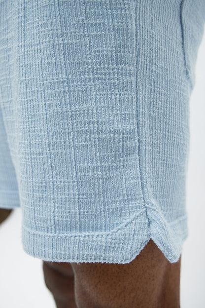 Dean Textured Short - Light Blue