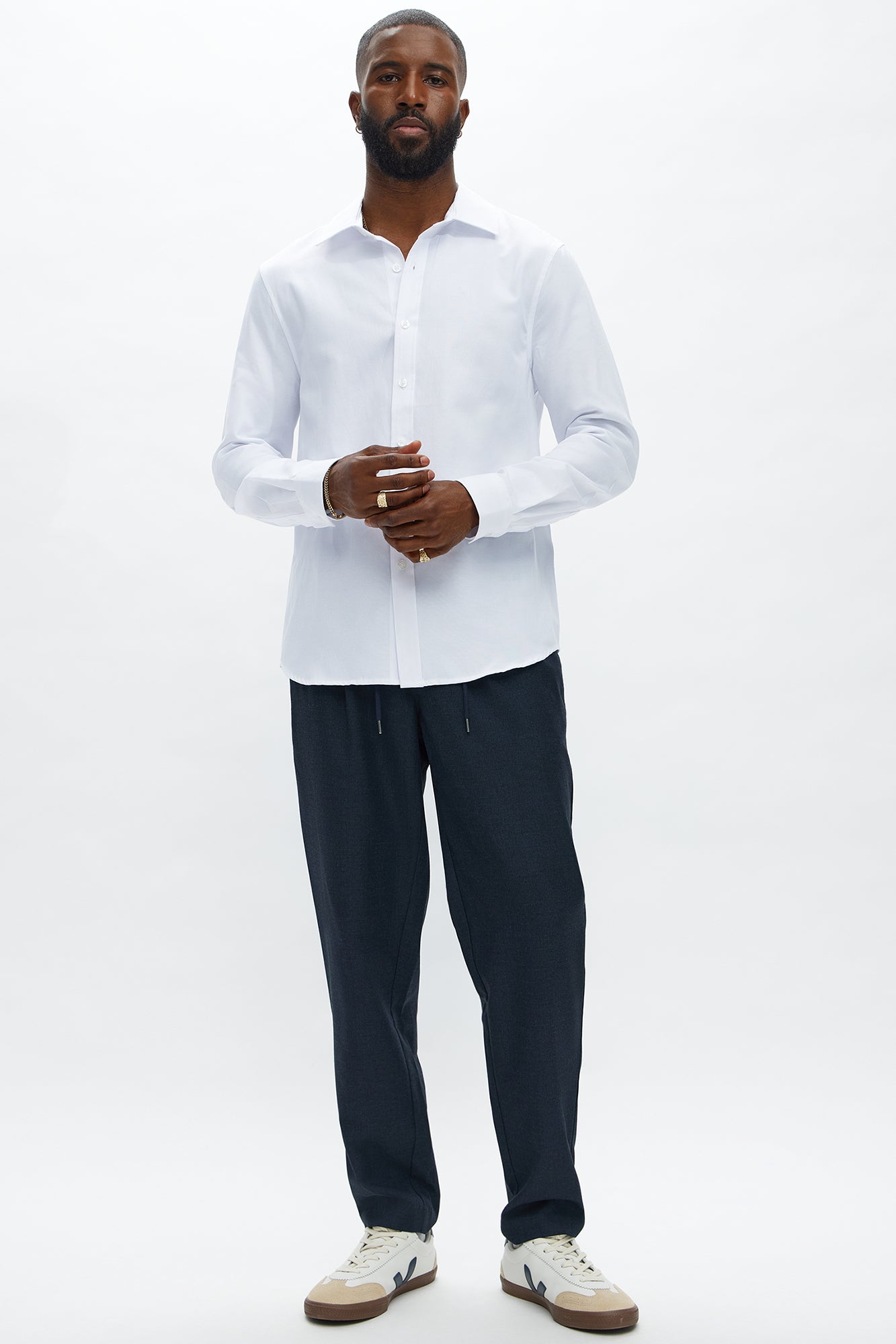 Oxford Long Sleeve Shirt - White