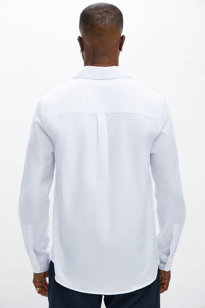 Oxford Long Sleeve Shirt - White