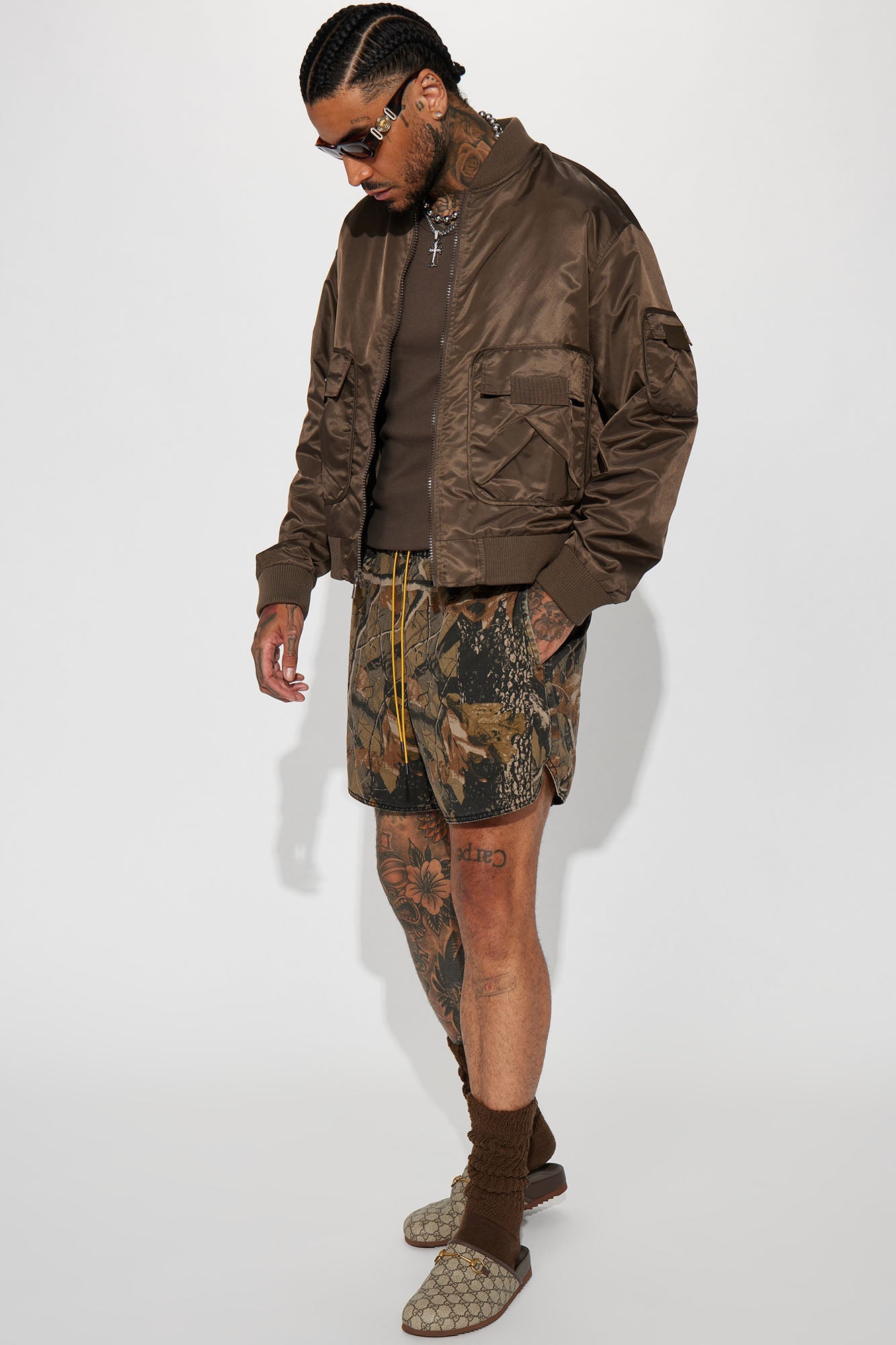 Huntsville Warmup Shorts - Camouflage