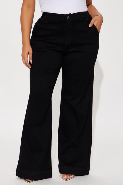 Margot Stretch Trouser Jeans - Black