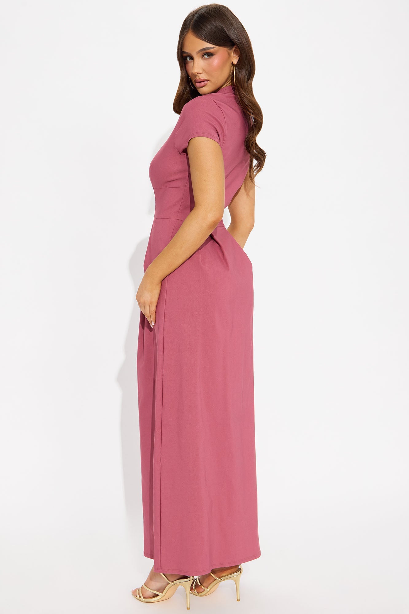 Too Busy To Care Maxi Dress - Mauve