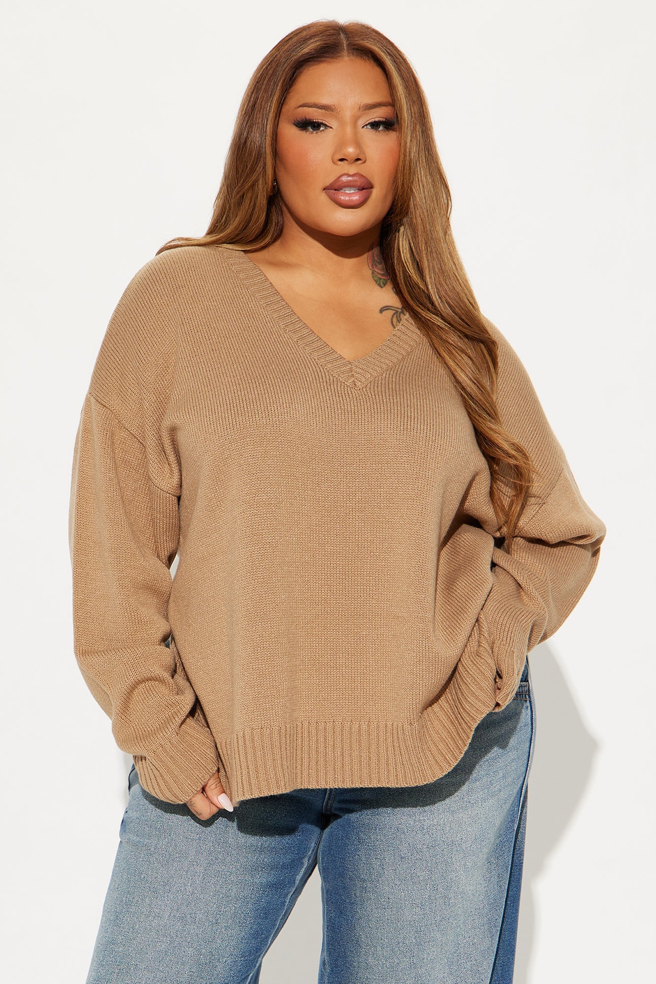 My Favorite Oversized Sweater - Taupe
